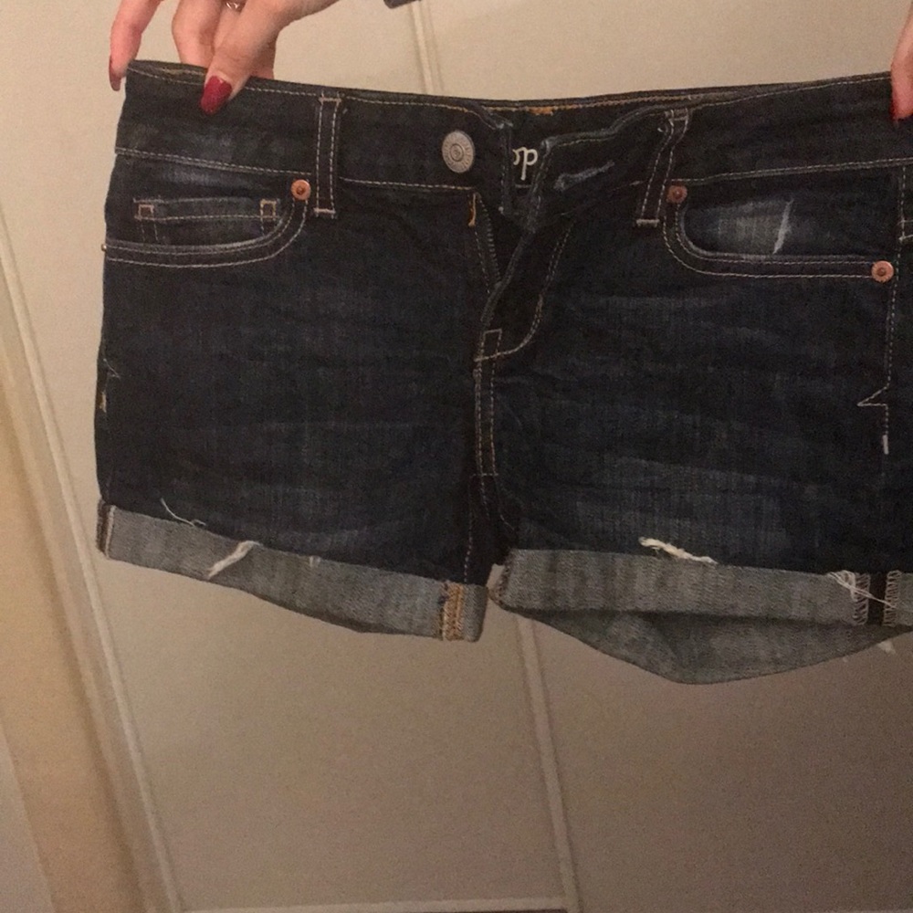 Denim shorts